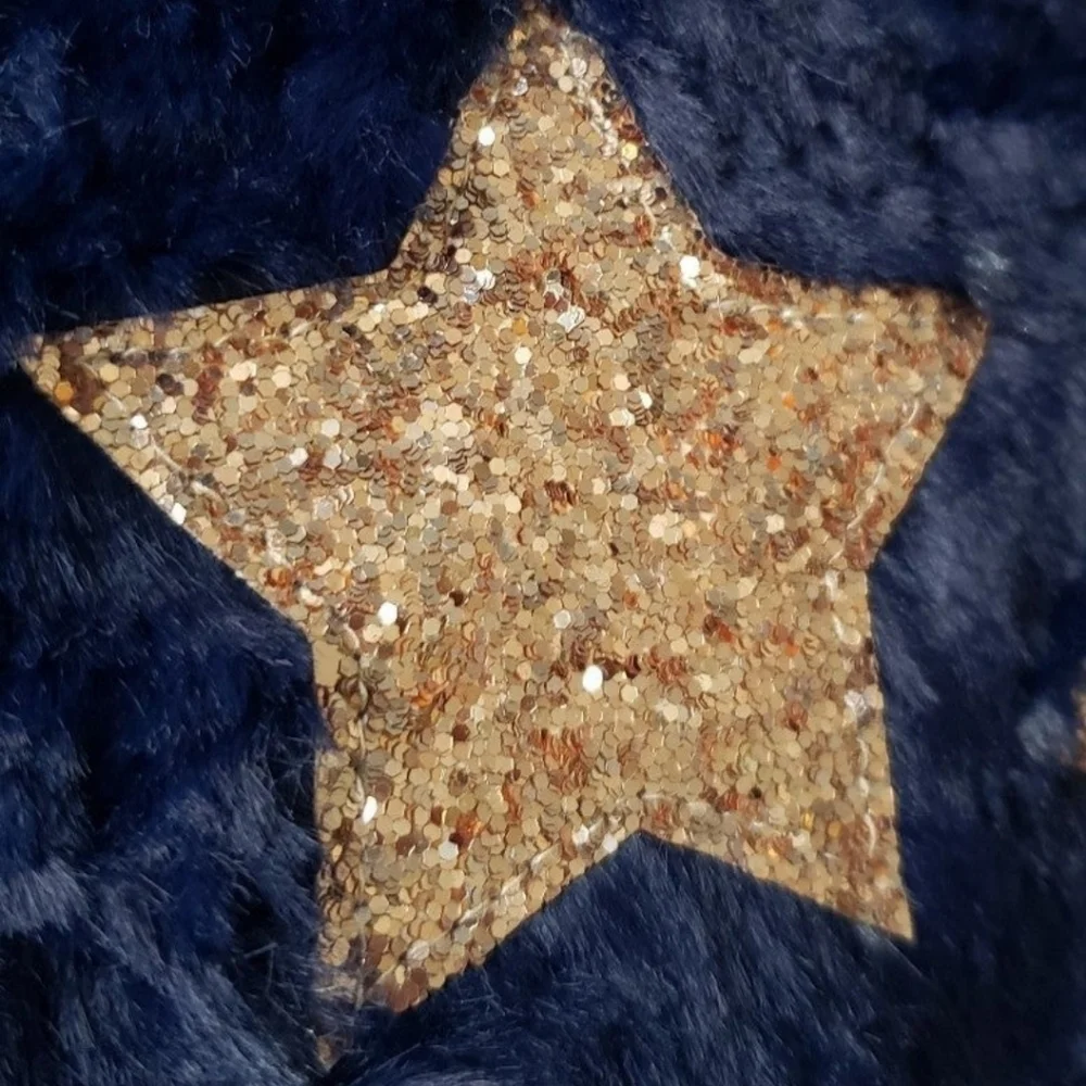 J. Crew Crewcuts Girls' Faux-fur Glitter Star Bag NWT